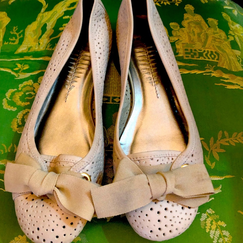 Taupe Ballet Flats